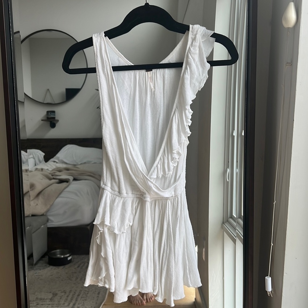 Free people ruffle tank top